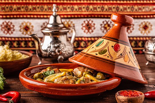 Learn to cook an authentic Moroccan tagine in a hands-on cooking class