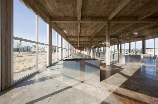 Tour the Chinati Foundation, a former army base where Judd invited his friend to create permanent installations