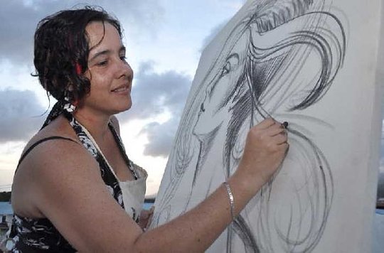 Visit the studio of the renowned Cuban artist Yudit Vidal