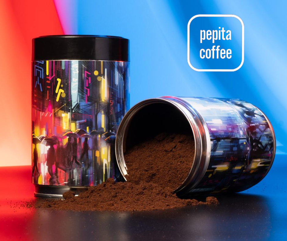 PEPITA COFFEE “pepita coffee at savour festival 2023” “pepita coffee best coffee for a gift London” “pepita coffee tins fat boy slim collaboration” “pepita coffee at summer food festival” “artisanal stalls at summer food festival” “best festival experience of summer 2023” “Family-friendly activities at London food festival