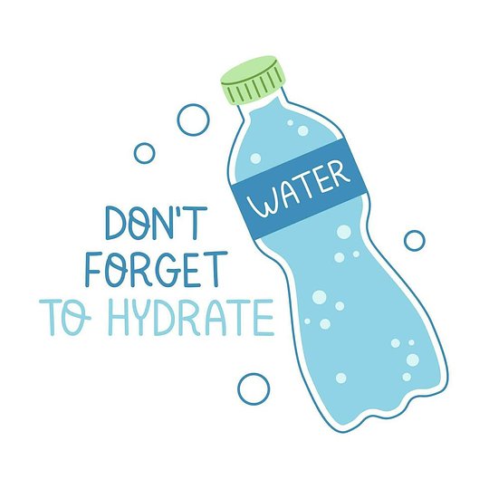Hydrate & snack smart 