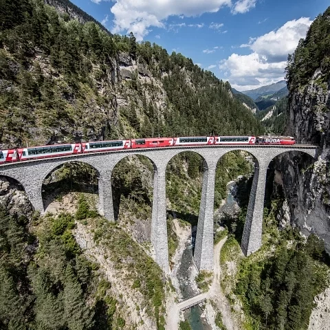 Enjoy unforgettable views on a train ride