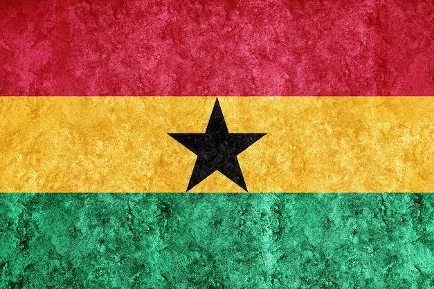 ghanametallicflagtexturedflaggrungeflag