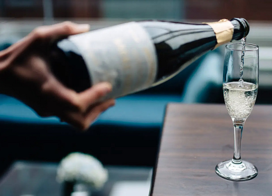 Champagne for days! 