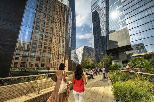 Walk the iconic Highline, the city's lush, elevated park