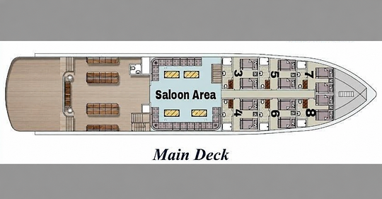 Main (Dive) Deck - Floor 2