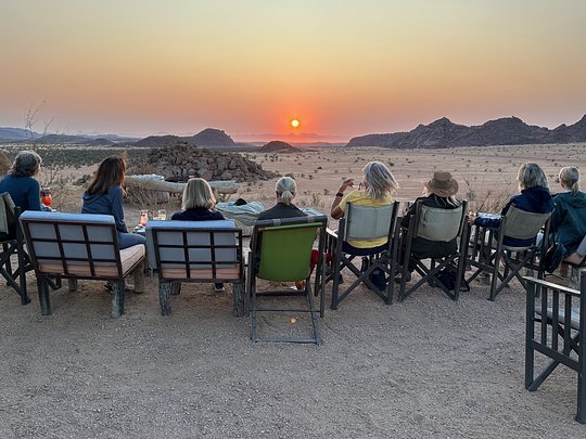 Enjoy a sundowner cocktail after a sunset game drive