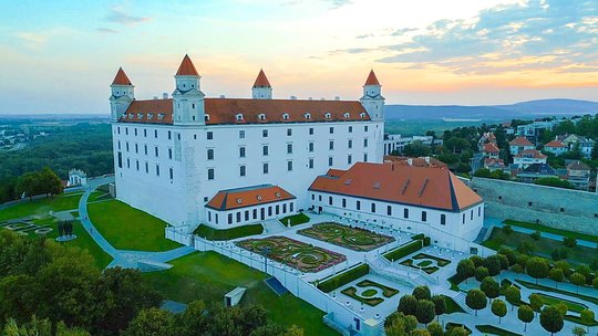 Visit Bratislava Castle and its lavish gardens