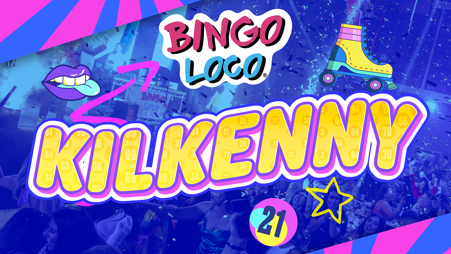 artwork for bingo loco show in kilkenny