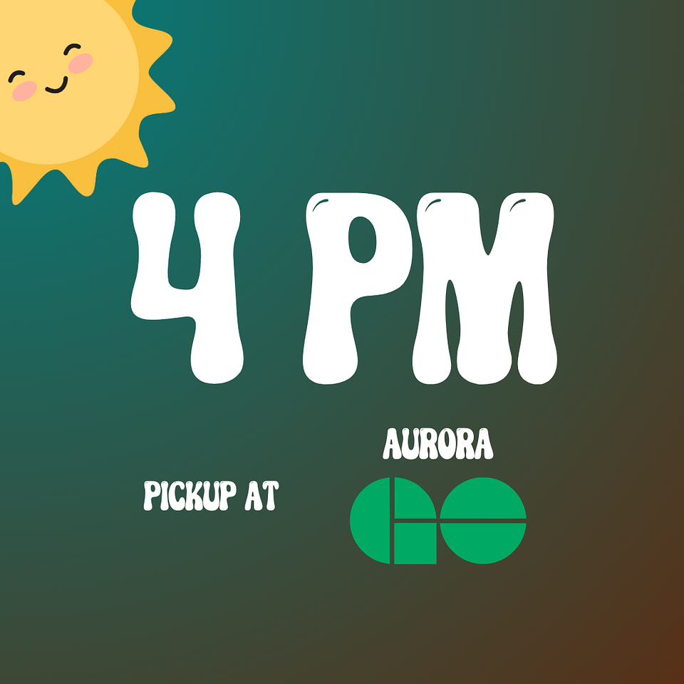 4PM Shuttle from Aurora GO