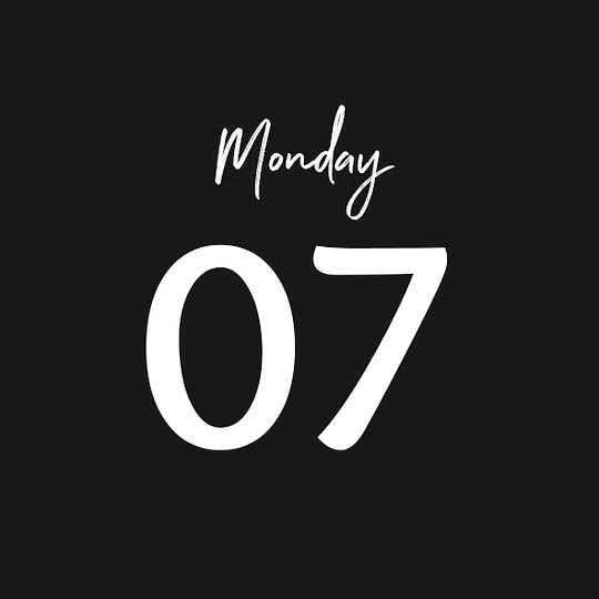 MONDAY 07/07/2025