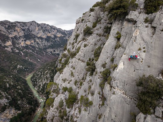 Spend a Night on a Portaledge in the Verdon Gorge