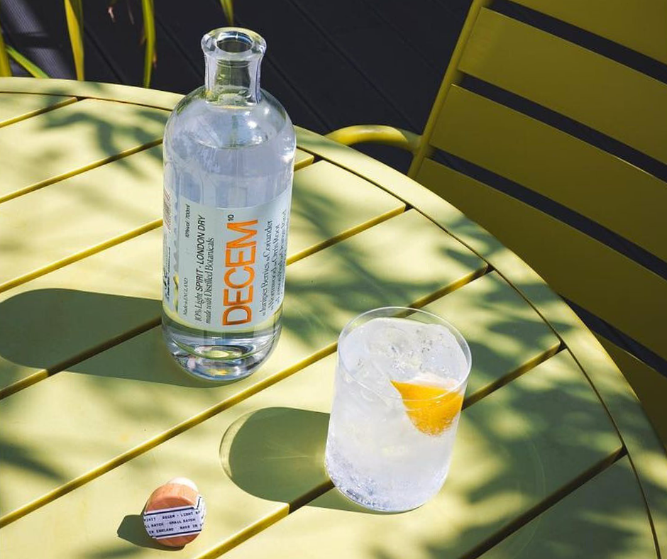 DECEM “decem drinks” “decem drinks at savour festival 2023” “light alcohol drinks uk” “light alcohol drinks at summer food festival” “decem low alcohol drinks” “deem low alcohol cocktails recipes”