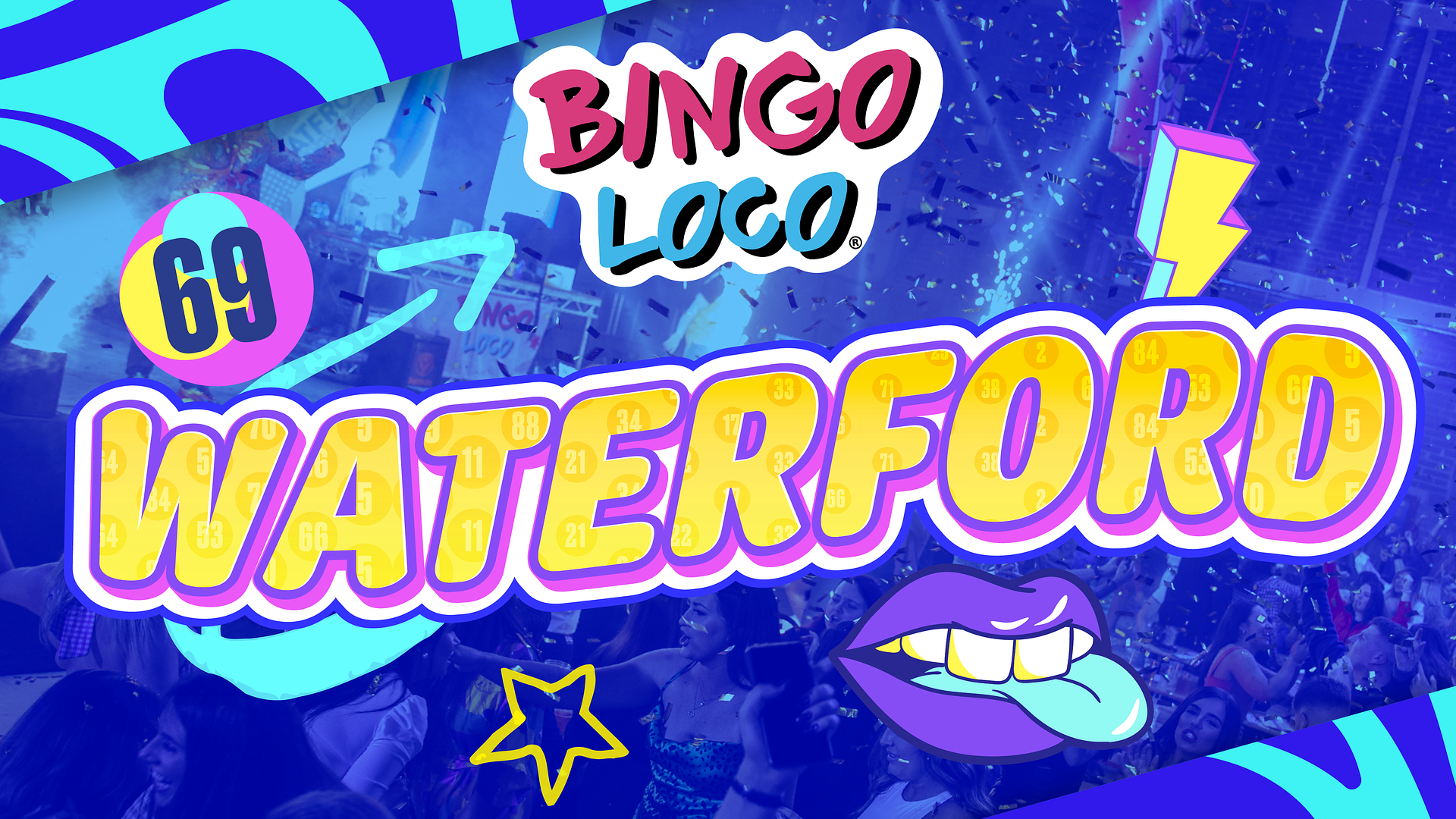 artwork for bingo loco show in waterford