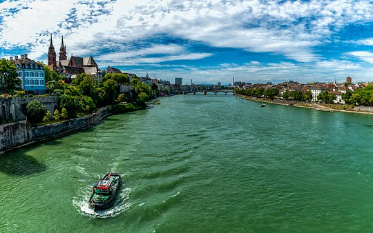 Cruise down the Rhine River in Basel, Switzerland