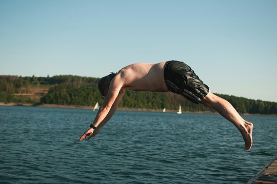 Wear swimming cozzie underneath and you may wish to wear river shoes