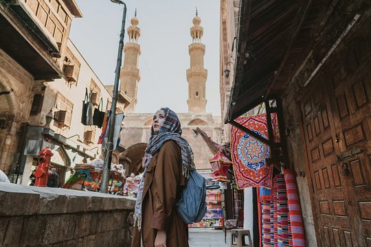 Wander through the back streets of Islamic Cairo and the Bazar