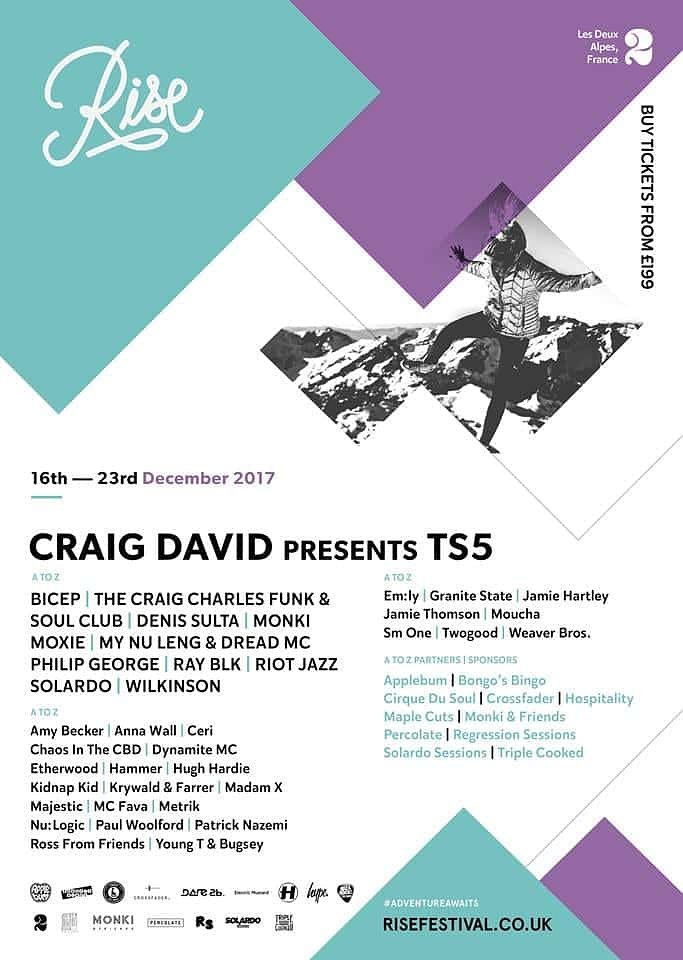Rise 2017 lineup poster