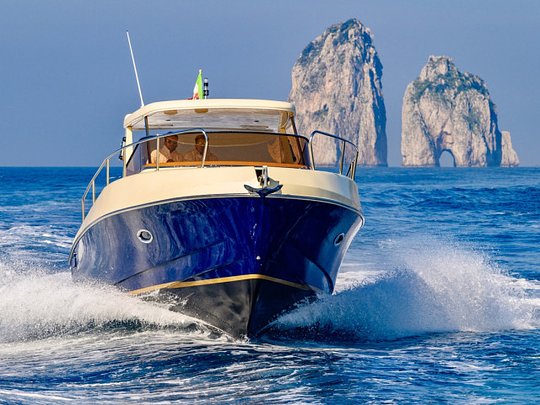 Feel the wind in your hair on a boat ride to Capri