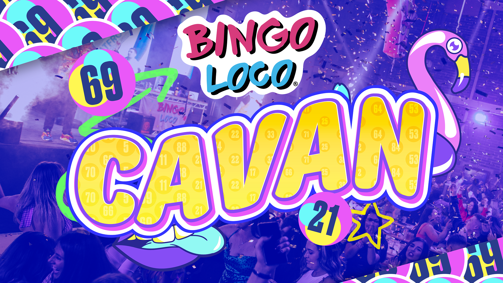 artwork for bingo loco show in cavan