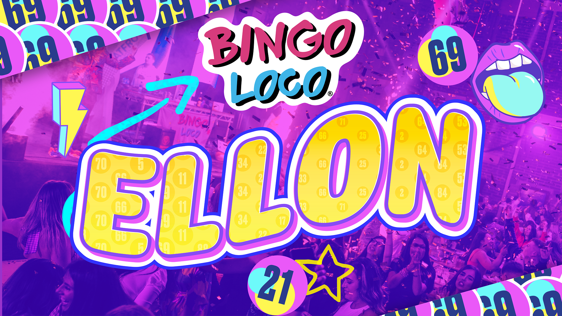 artwork for bingo loco show in Ellon