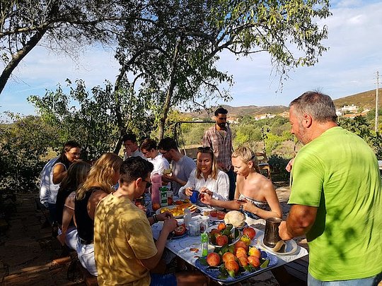 Breakfast in a Secret Garden