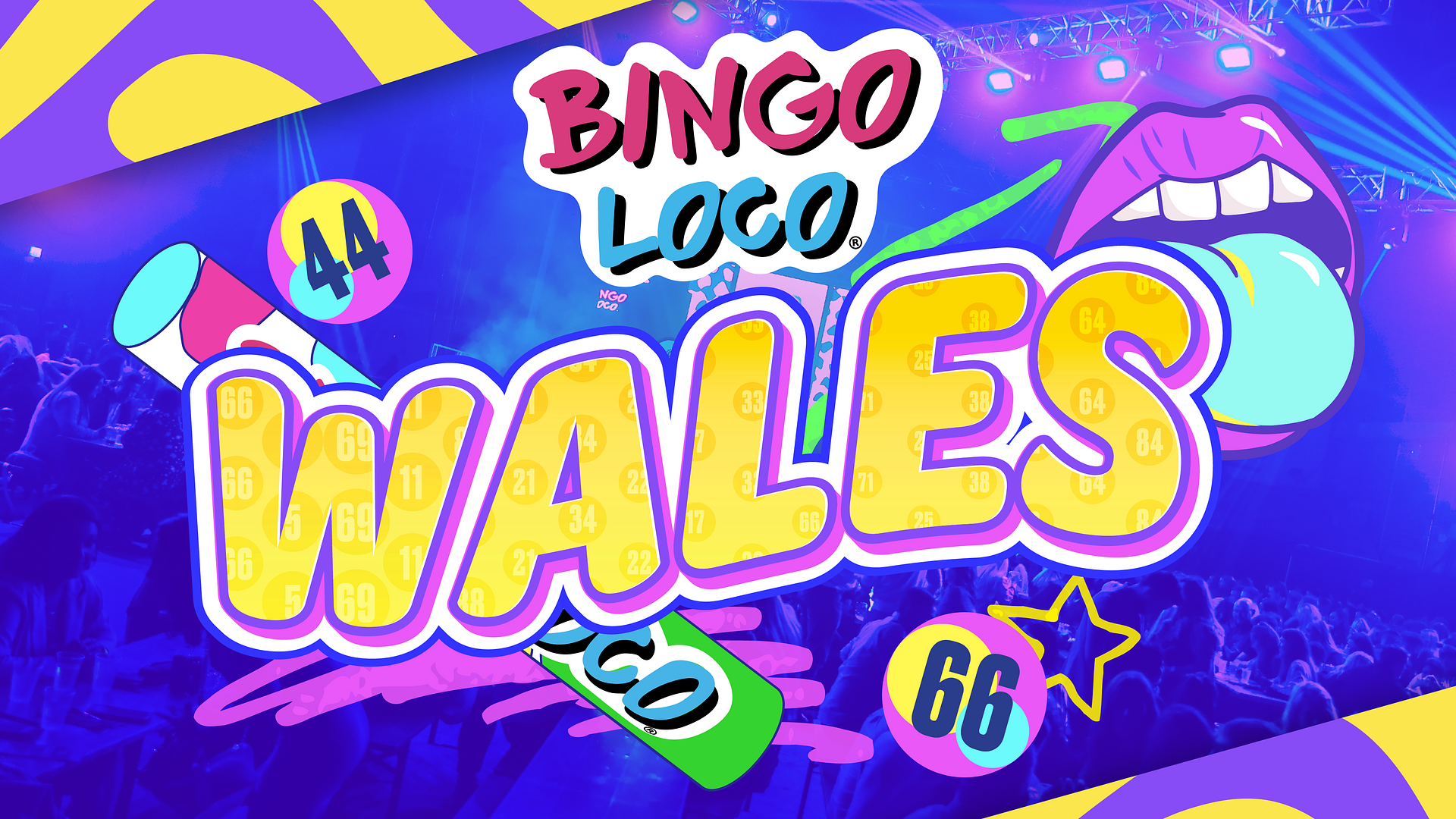 artwork for bingo loco show in wales