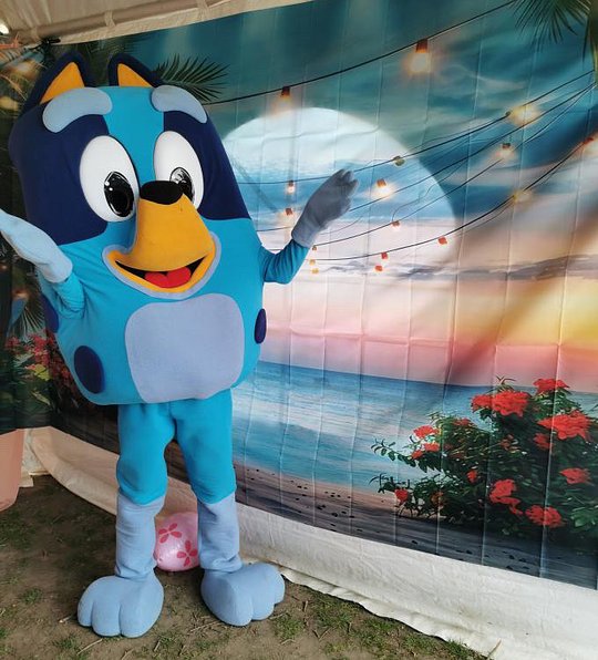 VISIT FROM BLUEY