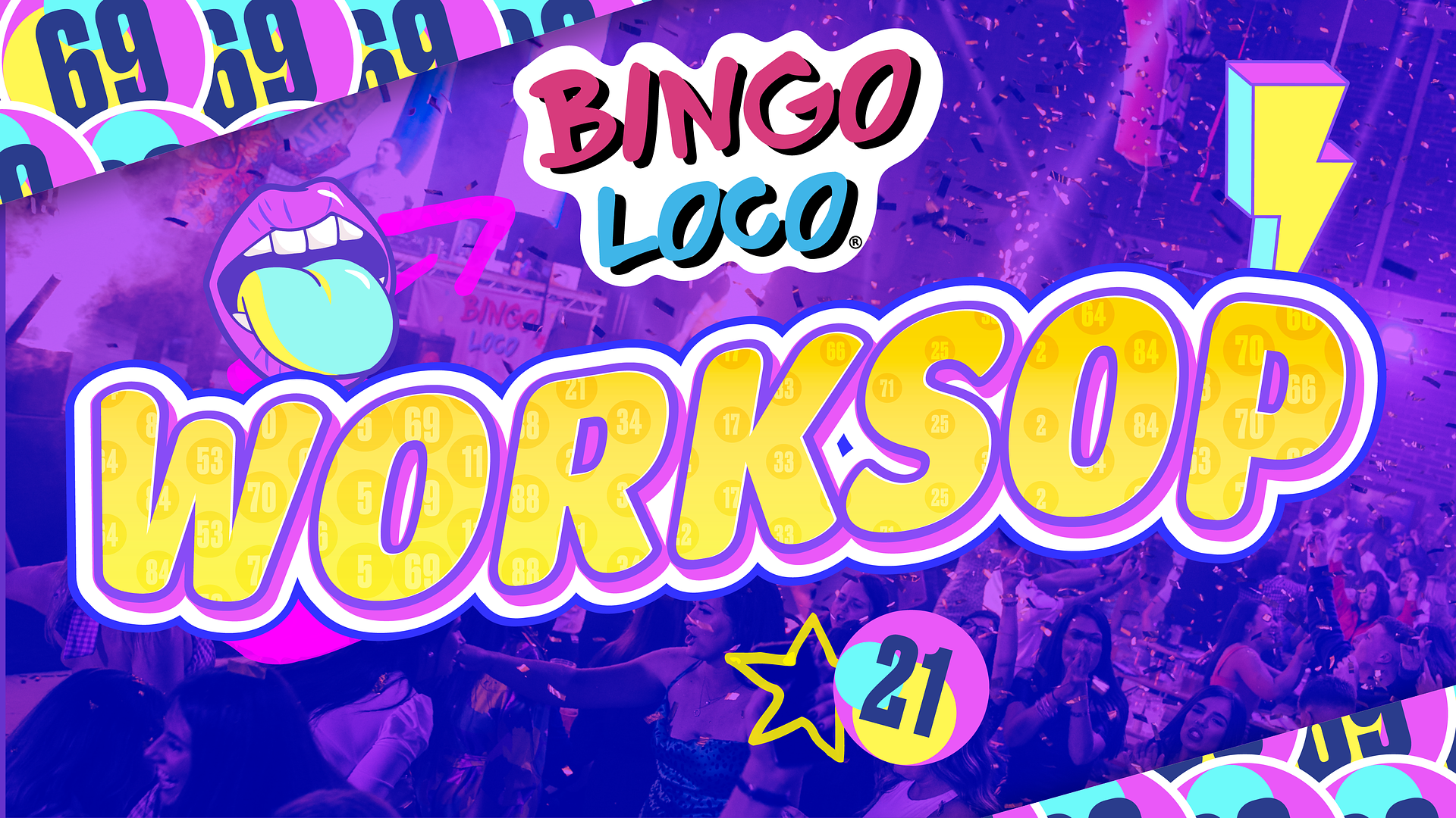 artwork for bingo loco show in worksop
