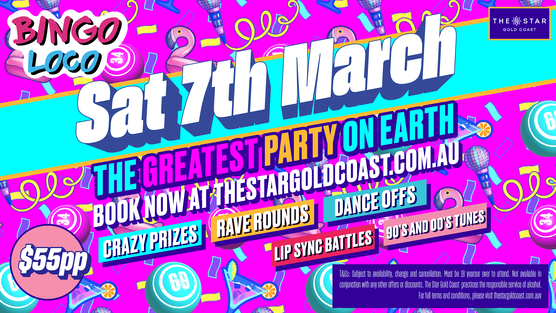 artwork for bingo loco show in gweedore