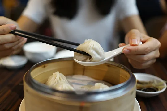Sample Shanghai's most famous soup dumplings 