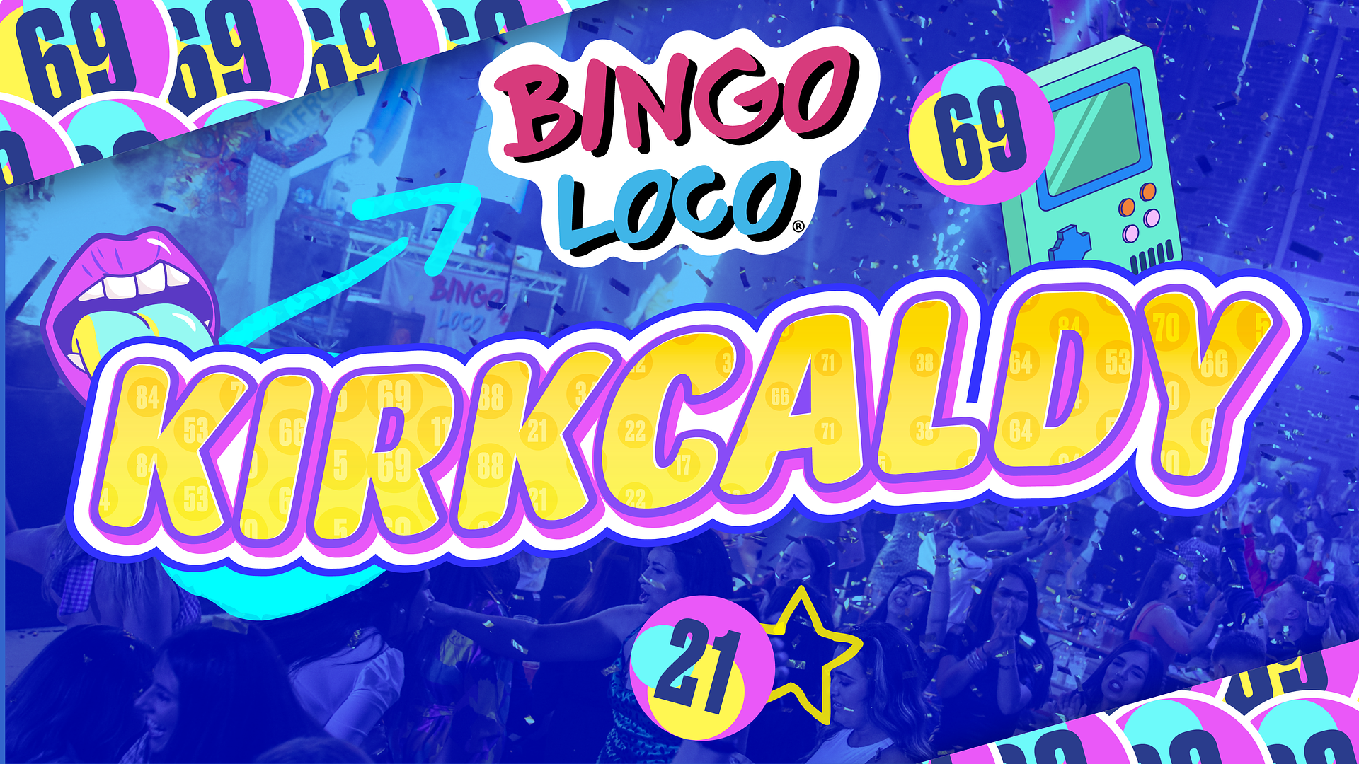 artwork for bingo loco show in Kirkcaldy