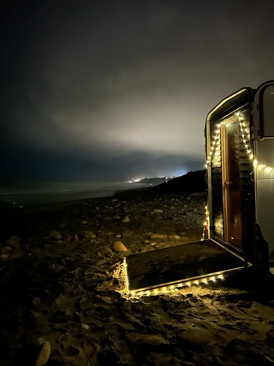 Wild Horse Box Sauna Friday at Sandsend