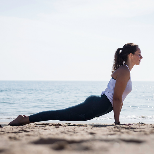 Relaxing yoga