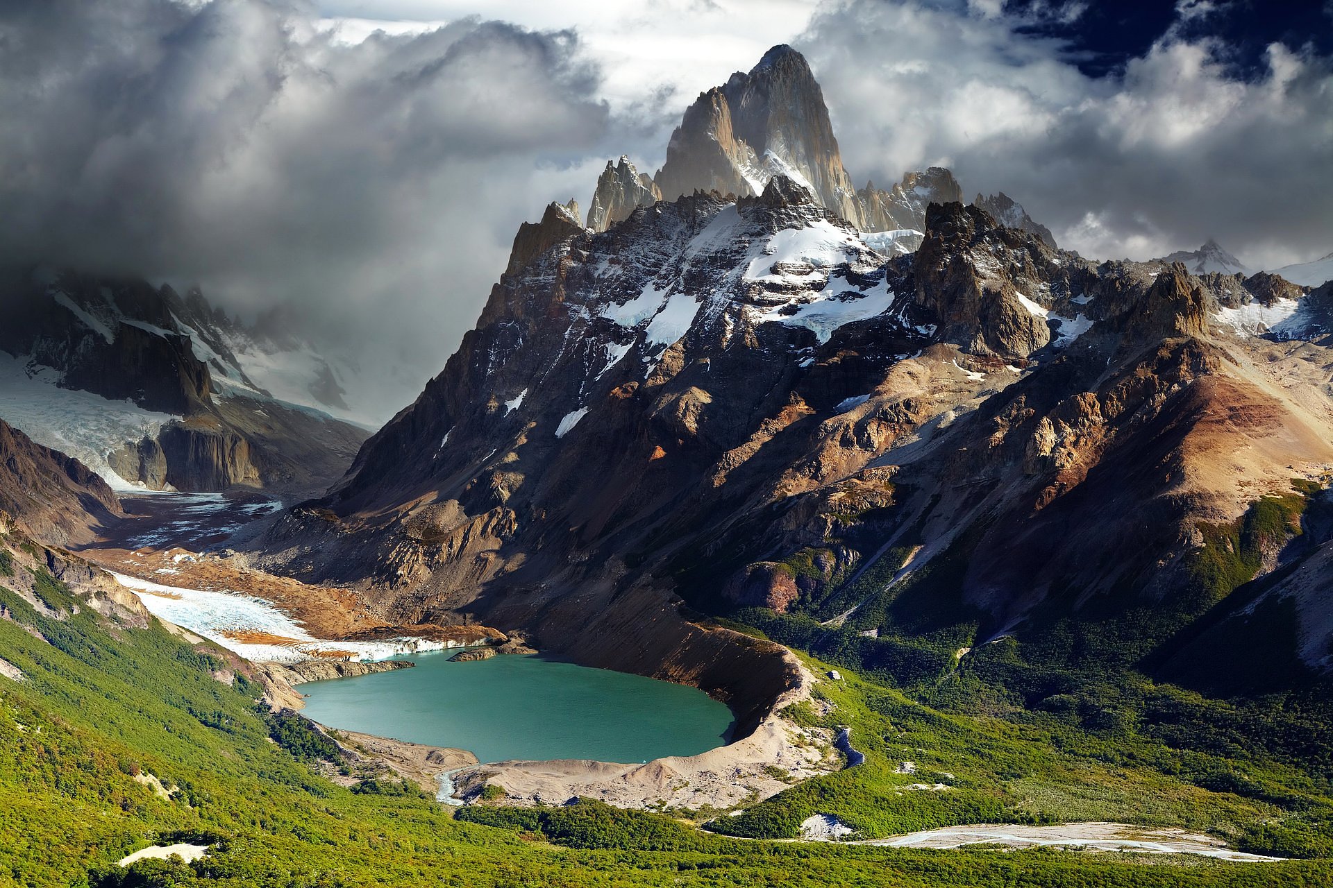 fitzroypatagoniaargentinamountainpeakglacier4500x30004463