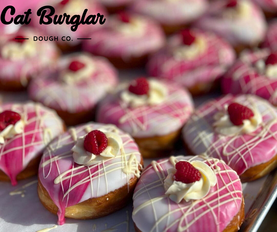 Cat Burglar Dough “best doughnuts London” “doughnuts at summer food festival London” “doughnuts at savour food festival” “handmade doughnuts” “vegan friendly doughnuts” “best foodie destination London” “best dessert at summer food festival” “summer food festival 2023 London”
