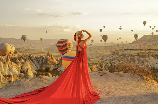Flying Dress Photoshoot