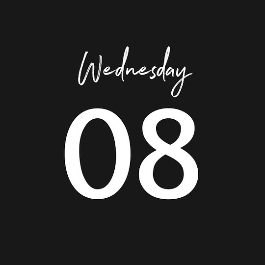 WEDNESDAY 08/10/2025