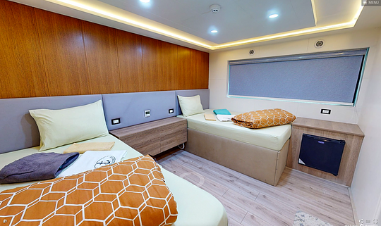 Cabin 4 (2nd Deck twin bed En-Suite)