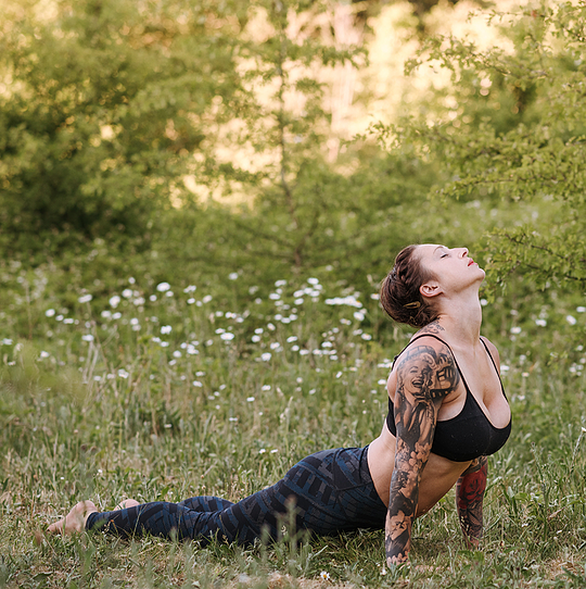 yoga session