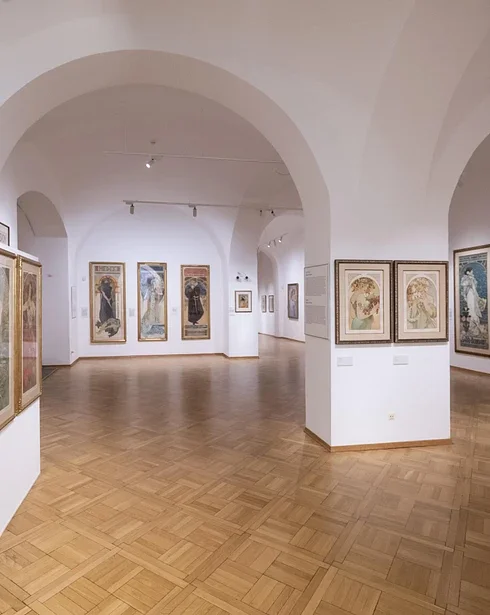 Admire a vast collection of art at the Mucha Museum
