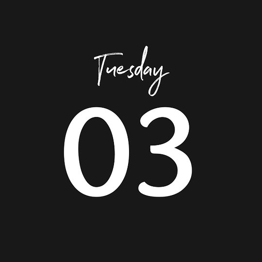 TUESDAY 03/06/2025