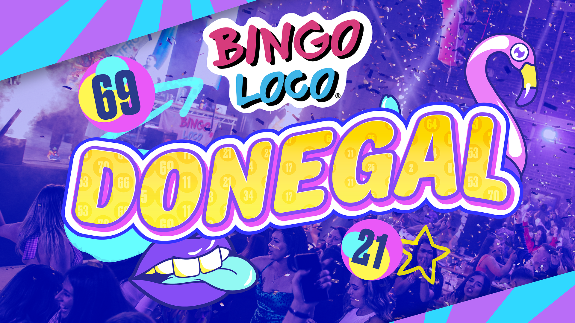 artwork for bingo loco show in donegal