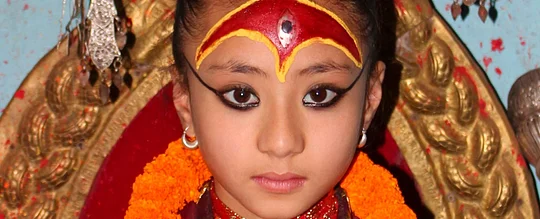 Visit a Kumari - the  residence of a living goddess