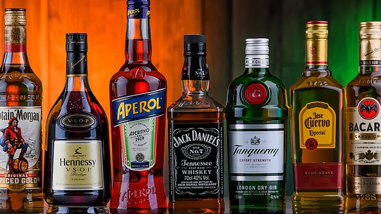 Bottle of Housepour Spirit