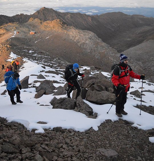 Climbing Mount Kenya