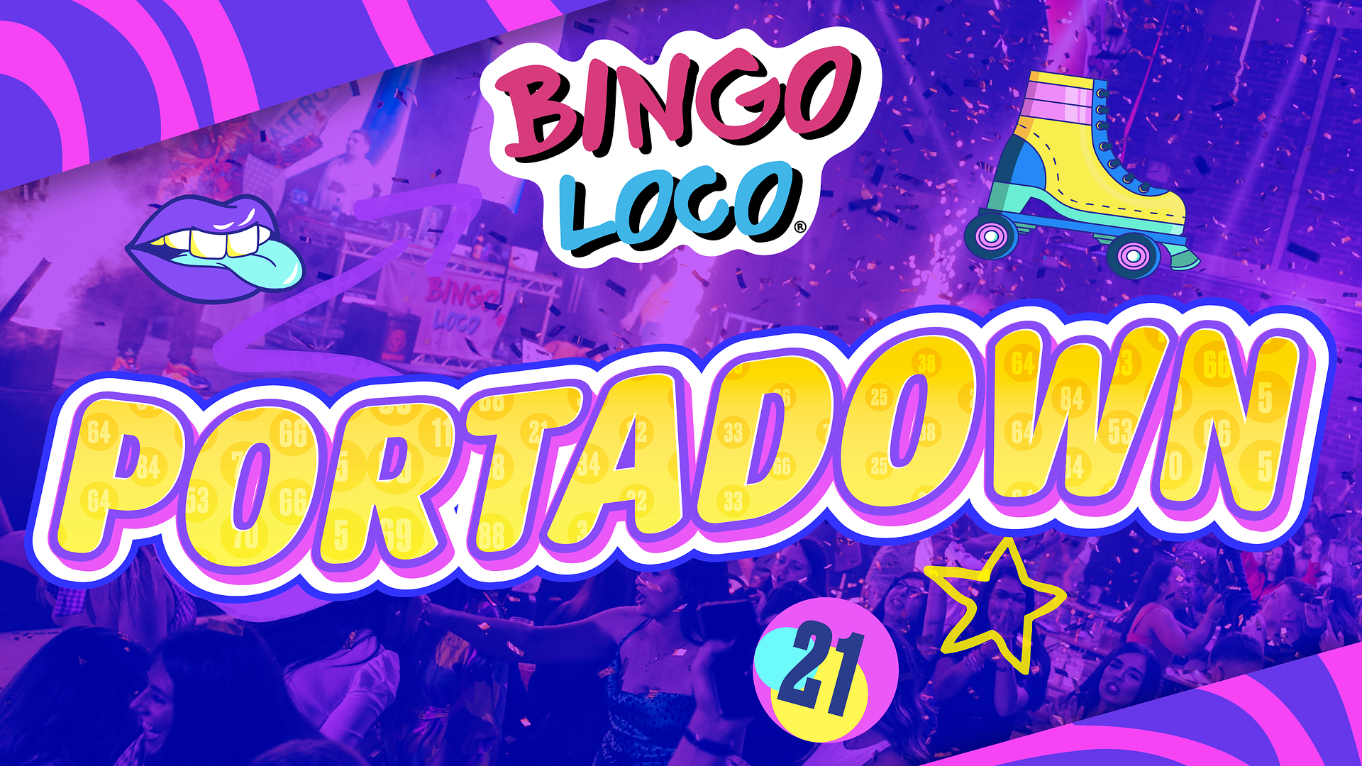 artwork for bingo loco show in portadown