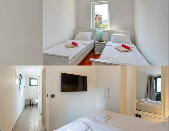 SHARED Villa Bedroom (Murter Island) + SHARED Duplex Apartment (Split City)