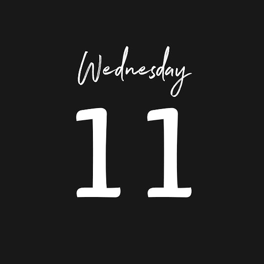 WEDNESDAY 11/06/2025