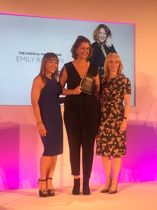 MARIE CLAIRE AWARD GOES TO EMILY RAWSON